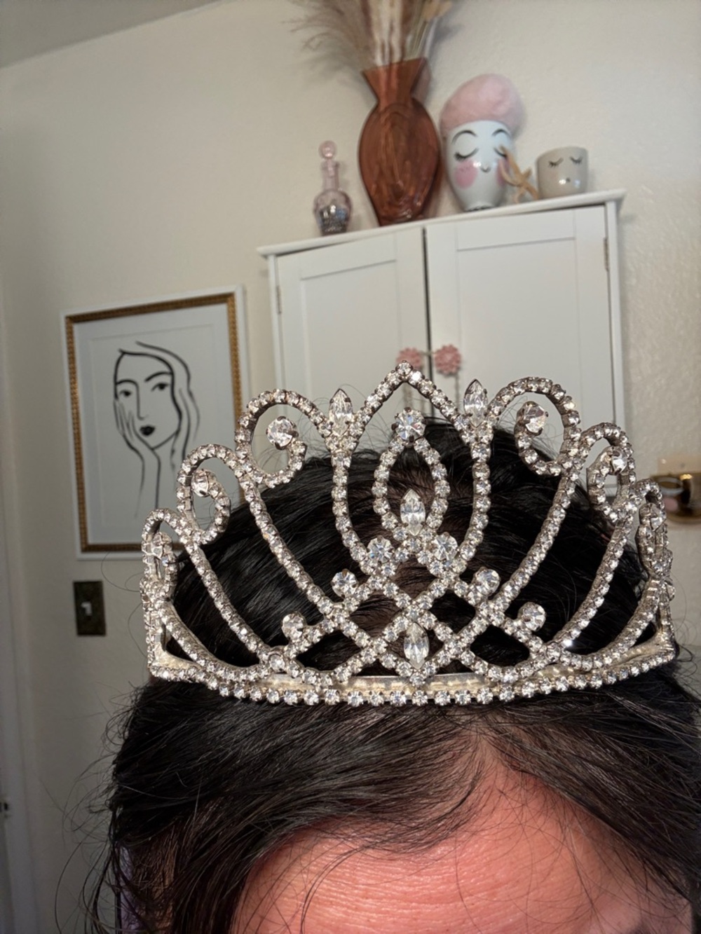 Vintage Tiara - Silver ~ Costume